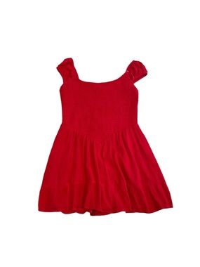 Hollister Red Skort Dress Large